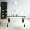 Tempered Glass Dining Table #ANNABA-211