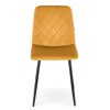 Yellow-3 Dining Chair MANATI#157 Velvet Yellow