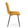 Yellow-4 Dining Chair MANATI#157 Velvet Yellow