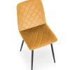 Yellow-6 Dining Chair MANATI#157 Velvet Yellow