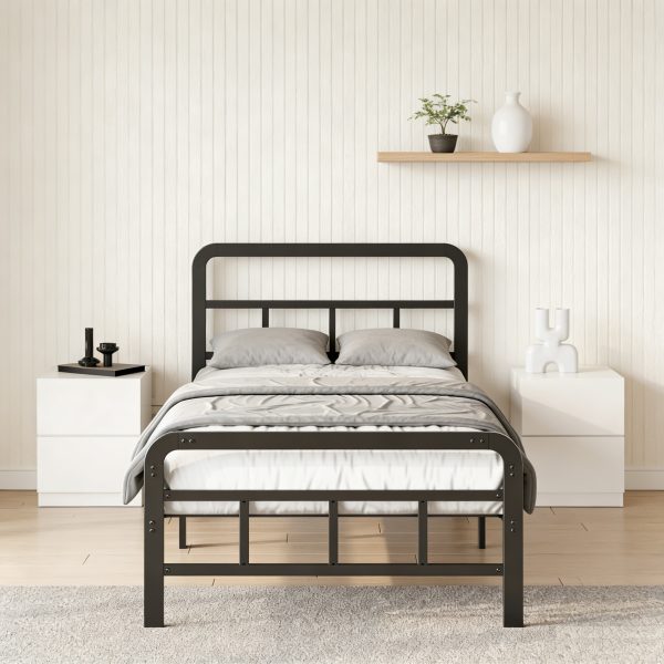 Bed Metal #2070 Single Size Black