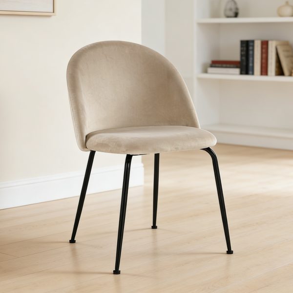 Dining Chair YAUCO#208 Velvet Tauple