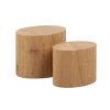 2 Set Of 2 Coffee Table Set #3820 Wood