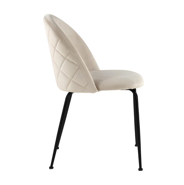 Dining Chair YAUCO#208 Velvet Tauple