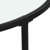 5 Galss Top Nesting Coffee Table Set #CFT3778