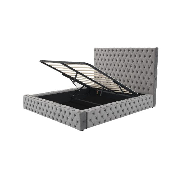 Tufted Ottoman Storage Upholstered Bed Frame # SHEDIR-530