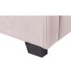 Pink-5 Velvet Bed Frame Pink #SHAULA-422