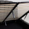 Sequoia Grey-7 Ottoman Bed Velvet CASTELNAVET # 290