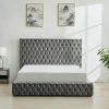 Tufted Ottoman Storage Upholstered Bed Frame # SHEDIR-530