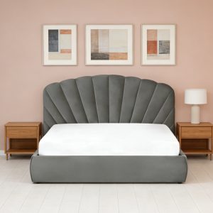 Ottoman Bed Velvet CASTELNAVET # 290