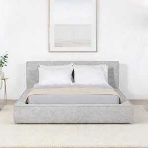1 King Size Bed Frame #1019 Fabric