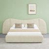 Upholstered Bed Frame #522 With Big Headboard
