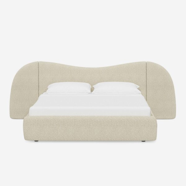 Upholstered Bed Frame #522 With Big Headboard