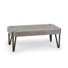 Wood Metal Coffee Table #CFT3757