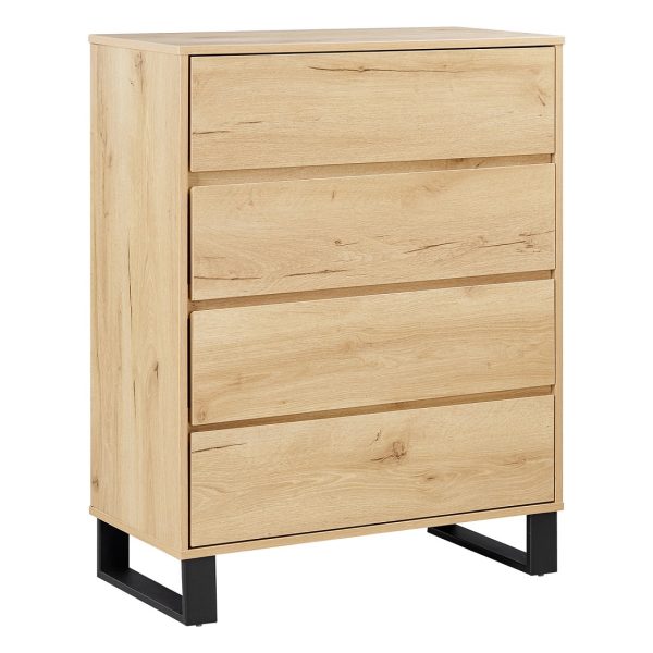 2 4 Drawer Chest #CBT303 Natural
