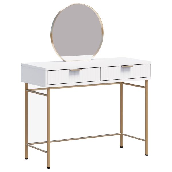 3 2 Drawer Dressing Table #MUT811 With Mirror