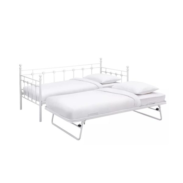 3 Day Bed #702 Metal White