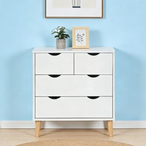 4 Drawer Chest #CBT301 White