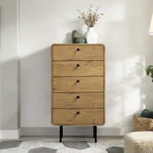 5 Drawer Chest #CBT302 Natural