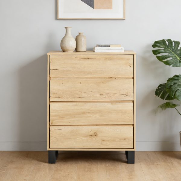 303 4 Drawer Chest #CBT303 Natural