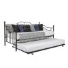 5 Metal Daybed #701 With Pull Out Trundle