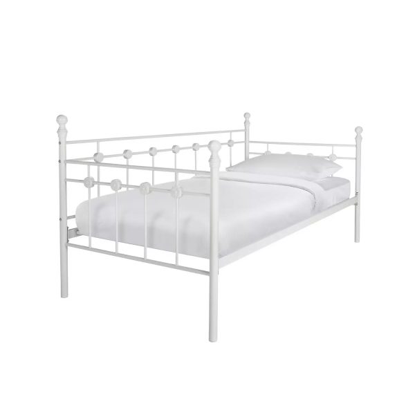 6 Day Bed #702 Metal White