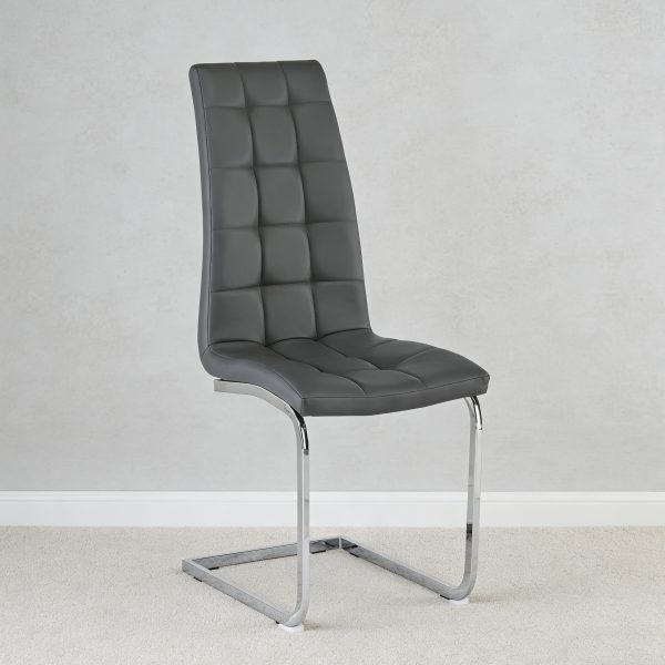 Grey-1 Dining Chair ANCO#241 Faux Leather