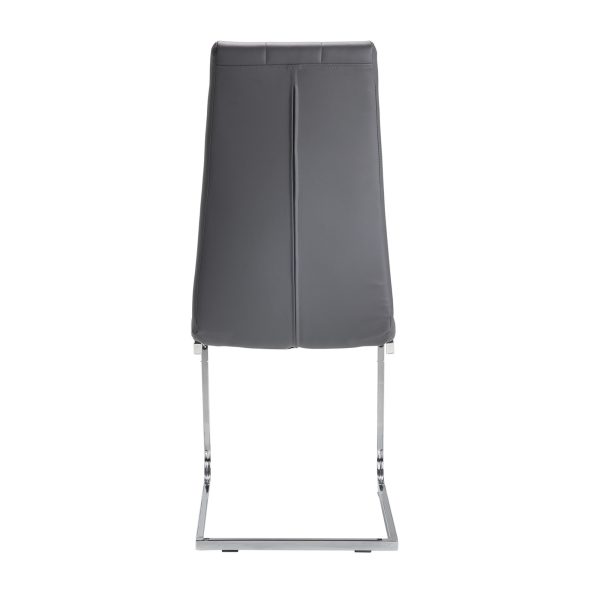 Grey-4 Dining Chair ANCO#241 Faux Leather