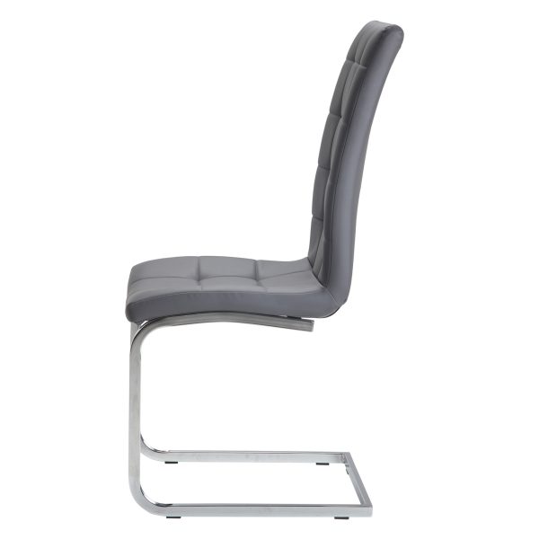 Grey-5 Dining Chair ANCO#241 Faux Leather