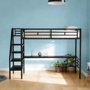 1 Metal Bunk Bed #30 With Desk