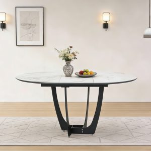 1 Marble Dining Table #527 Extendable