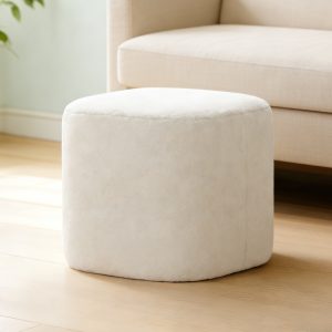 1 Boucle Ottoman #107 White
