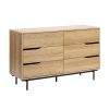 1 6 Drawer Chest #370 Natural
