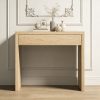 1 Wood Console Table #048 With Drawer