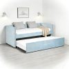 Daybed #815 Velvet Fabric Upholstered