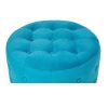 2 (2) Tufted Round Ottoman #103