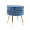 2 Round Ottoman #106 With Metal Legs