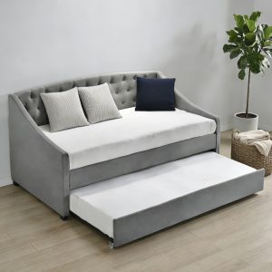 2 Fabric Daybed #809 With Pull Out Trundle