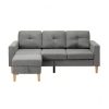 2 Fabric Sofa & Ottoman Set #0308