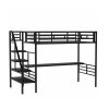 3 Metal Bunk Bed #30 With Desk