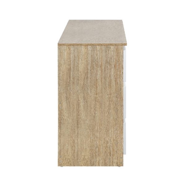 3 6 Drawer Of Chest #333 Natural & White