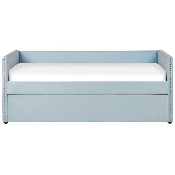 Daybed #815 Velvet Fabric Upholstered