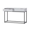 Two Drawer Console Table #005 White