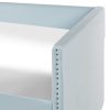 Daybed #815 Velvet Fabric Upholstered