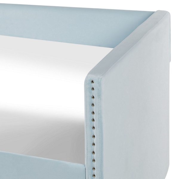 Daybed #815 Velvet Fabric Upholstered