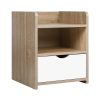 Wood Beside Table / Nightstand #4030 With Storage