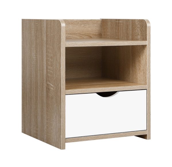 Wood Beside Table / Nightstand #4030 With Storage