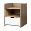 Wood Beside Table / Nightstand #4030 With Storage