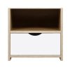 Wood Beside Table / Nightstand #4030 With Storage