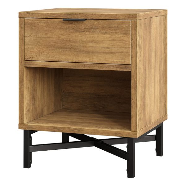 4034-2 Nightstand / Beside Table #4034 Natural Wood